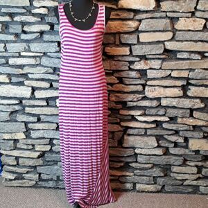 Clavin Klein stripes maxi dress
